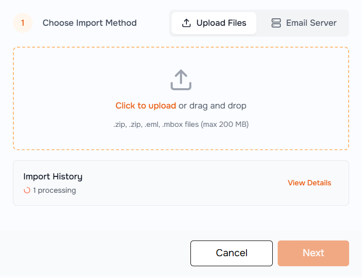 Bring your existing emails
